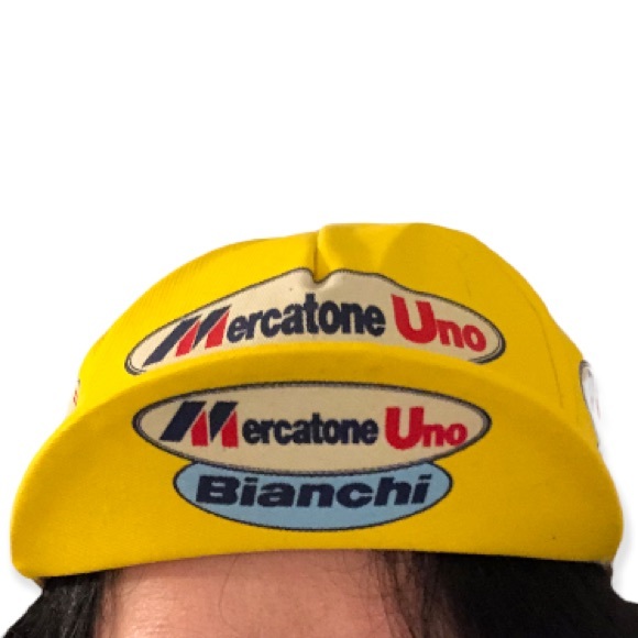 Bianchi Cycling Hat Cap Original Italian NEW Merktone Uno NWOT Unisex One-Size - Picture 5 of 6